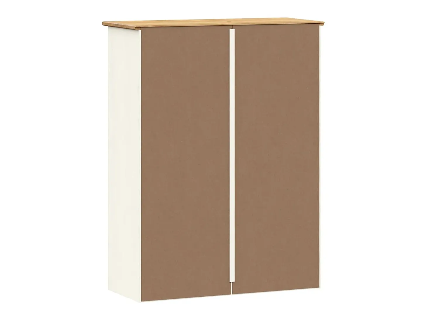 Cómoda VIGO blanca 78x30x100 cm madera maciza de pino