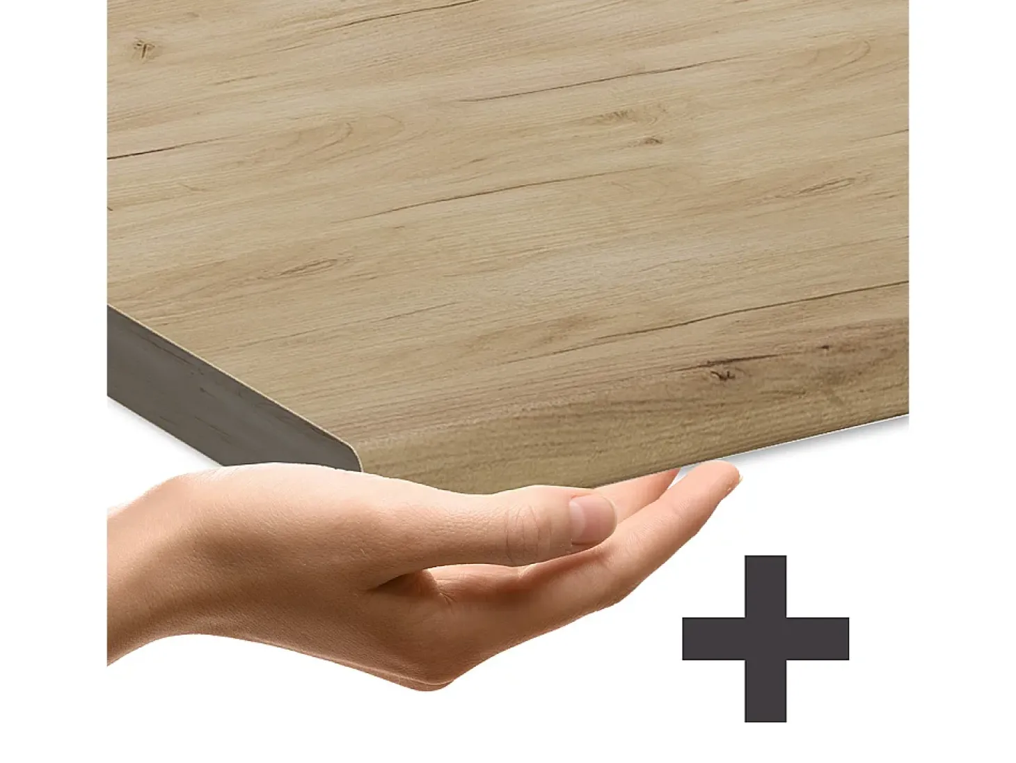 Cocina blanco brillo/antracita 350x60x81.6 r-line