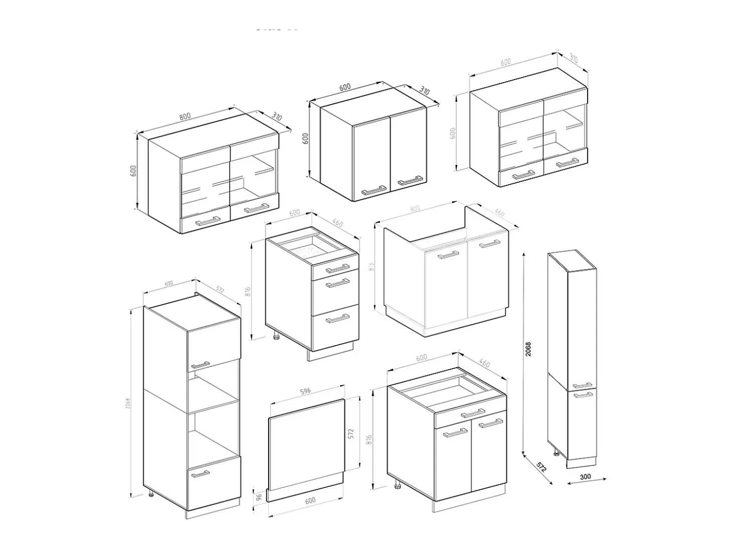 Cocina americana blanco brillo intenso/roble dorado 350x60x81.6 r-line