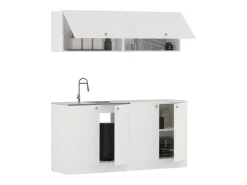 Cocina Equipada haaus Alegra, Blanco, L 160 cm