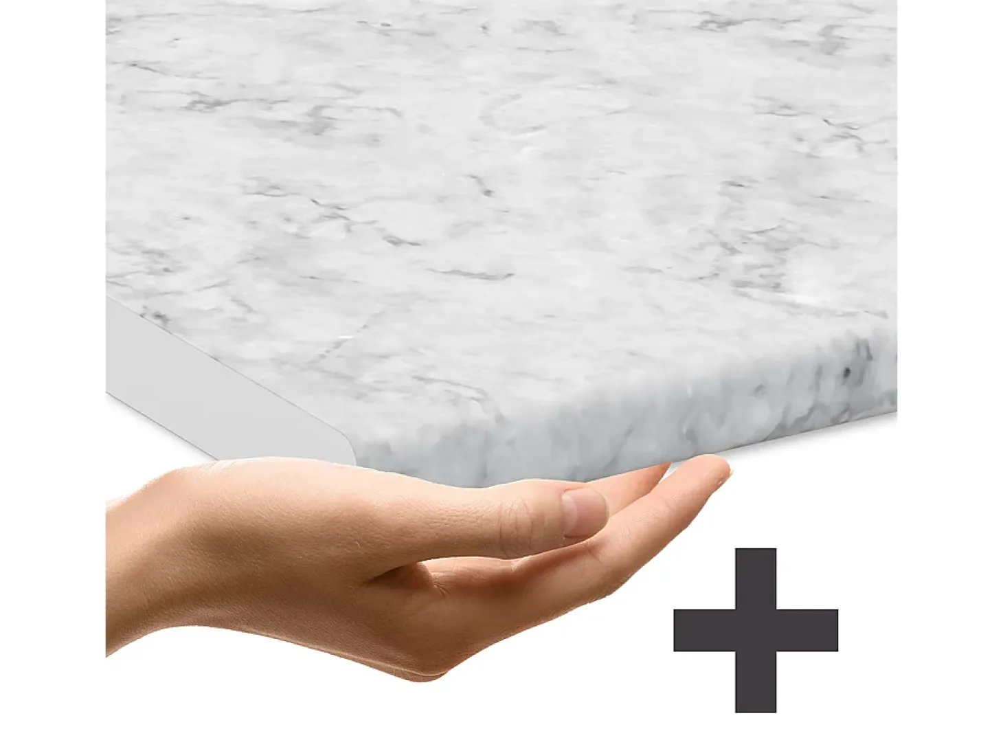 Cocina esquinera antracita brillo intenso/blanco 270x60x81.6 rick