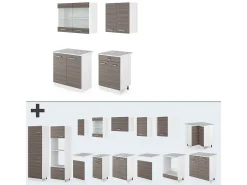 Cocina para solteros gris noble 140x60x81.6 r-line
