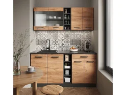 Cocina versátil oro power roble/antracita 160x60x81.6 r-line
