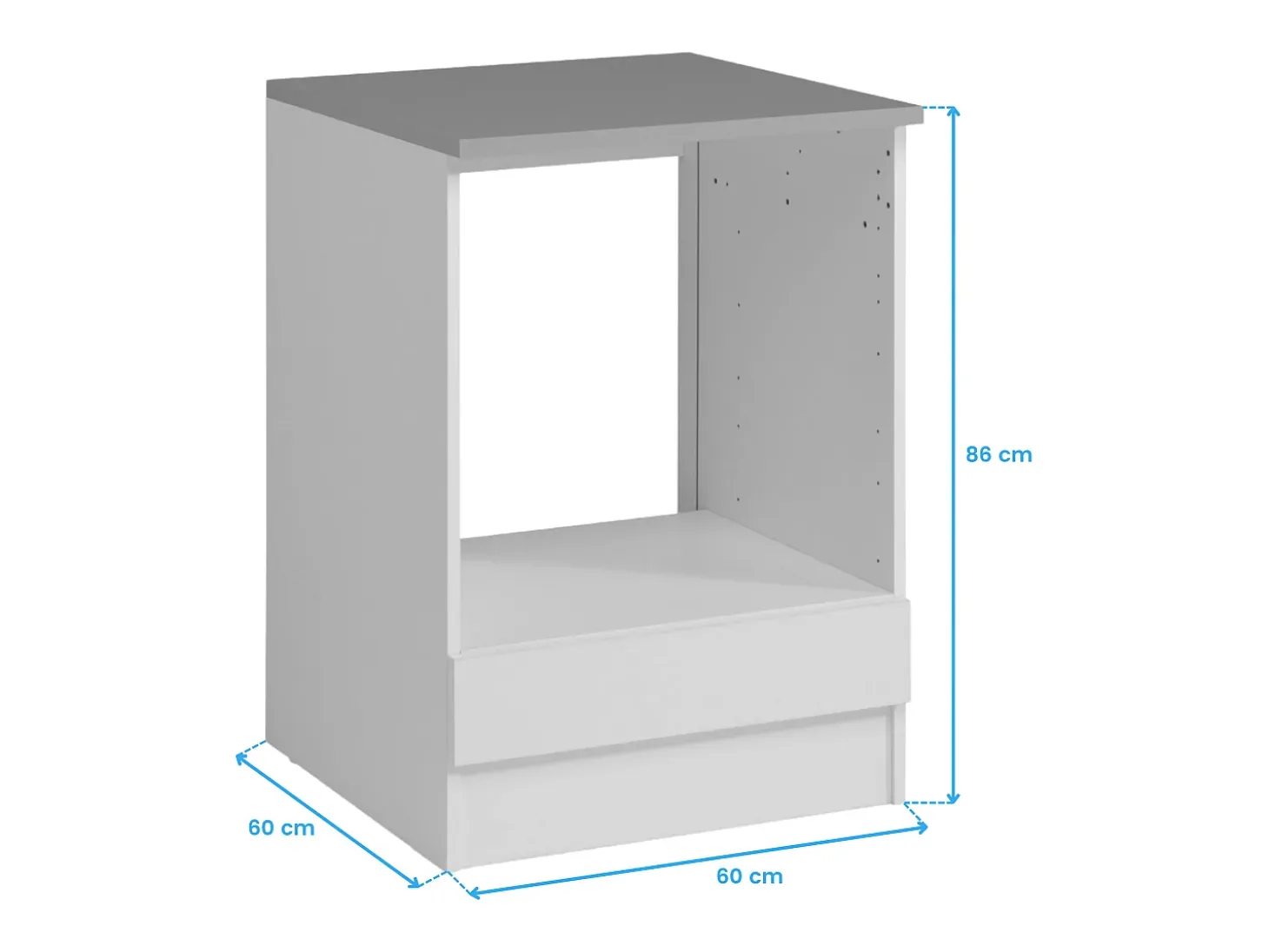 Cocinas Completas Blanco Mate, 6 Muebles 240 cm, Módulos Individuales