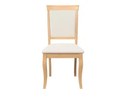 Cojines para sillas de comedor, 2 unidades, madera maciza natural, caucho