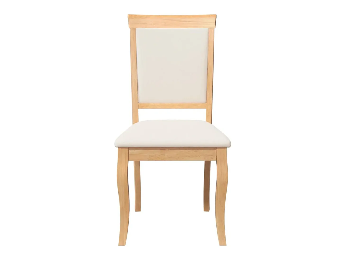 Cojines para sillas de comedor, 2 unidades, madera maciza natural, caucho