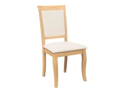 Cojines para sillas de comedor, 2 unidades, madera maciza natural, caucho