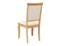 Cojines para sillas de comedor, 2 unidades, madera maciza natural, caucho