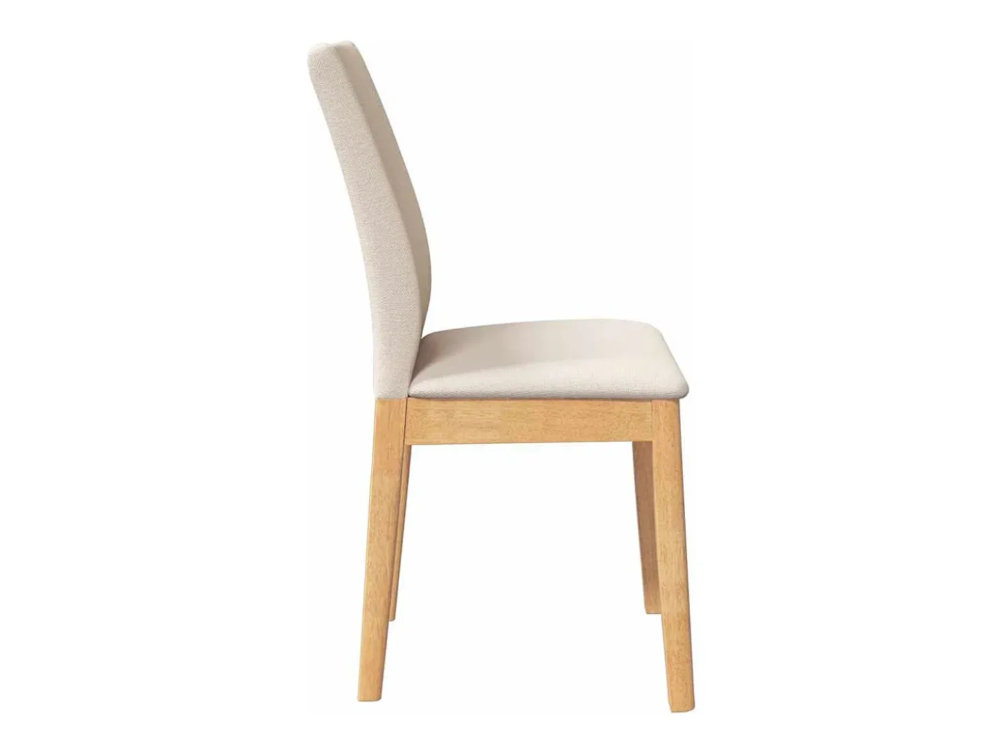 Cojines para sillas de comedor 2 piezas madera maciza caucho