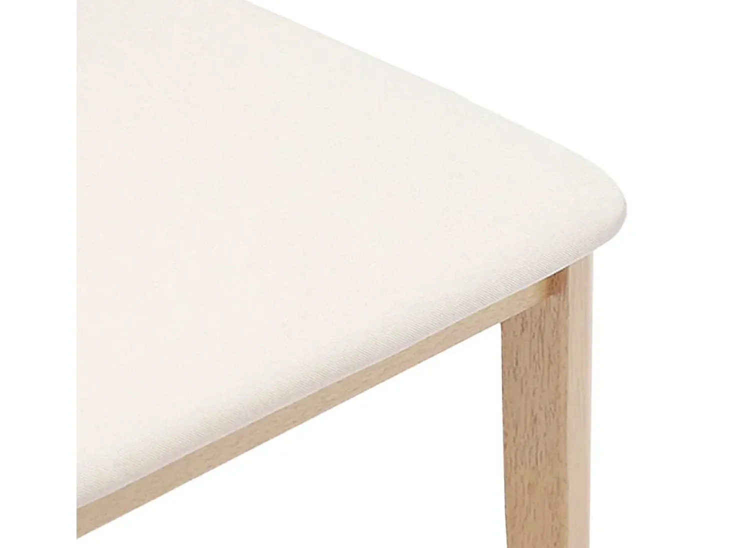 Cojines para sillas de comedor 2 piezas madera maciza caucho