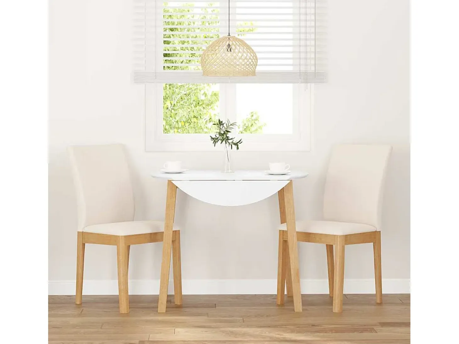 Cojines para sillas de comedor 2 piezas madera maciza caucho