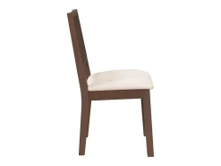 Cojines para sillas de comedor, 2 unidades, madera maciza marrón, caucho
