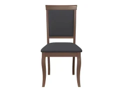 Cojines para sillas de comedor, 2 unidades, madera maciza marrón, caucho
