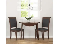 Cojines para sillas de comedor, 2 unidades, madera maciza marrón, caucho