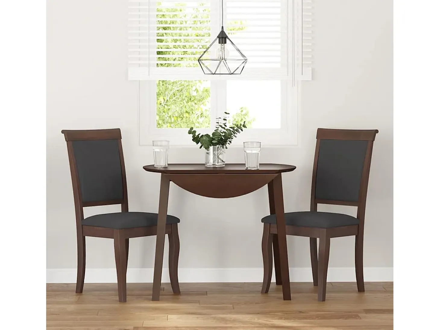 Cojines para sillas de comedor, 2 unidades, madera maciza marrón, caucho