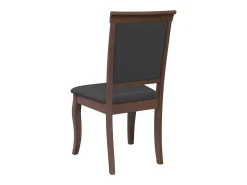 Cojines para sillas de comedor, 2 unidades, madera maciza marrón, caucho