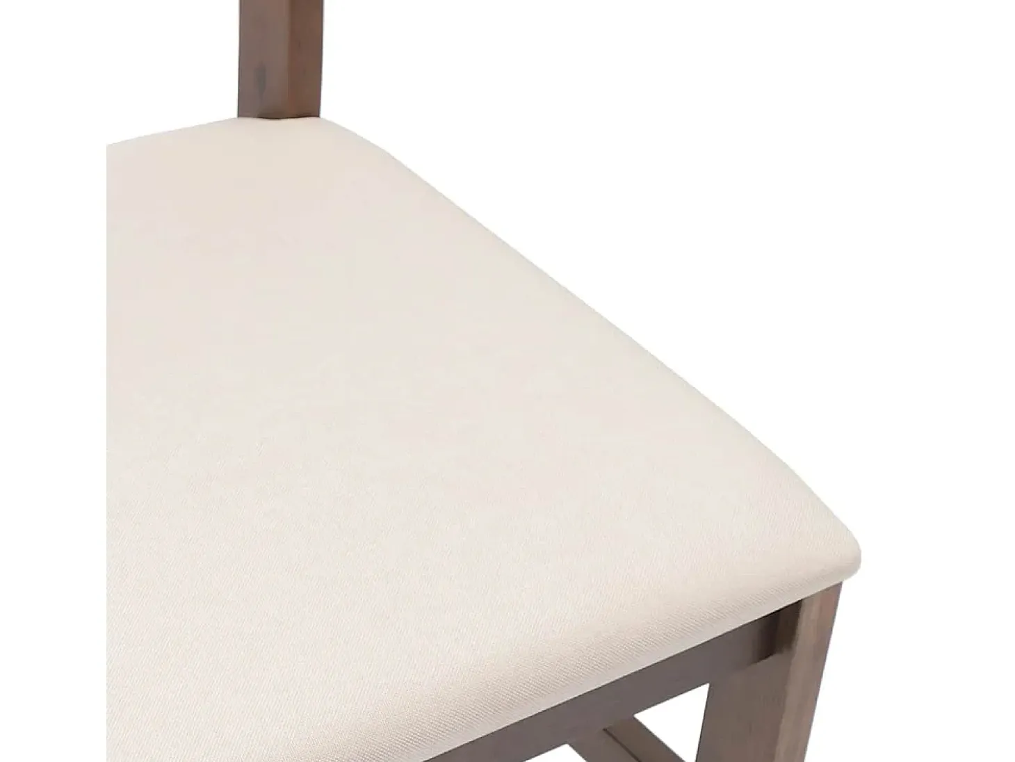 Cojines para sillas de comedor, 2 unidades, madera maciza marrón, caucho