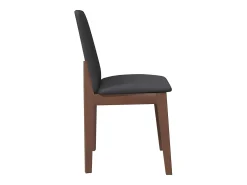 Cojines para sillas de comedor, 2 unidades, madera maciza marrón, caucho