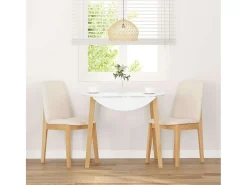 Cojines para sillas de comedor 2 piezas madera maciza caucho