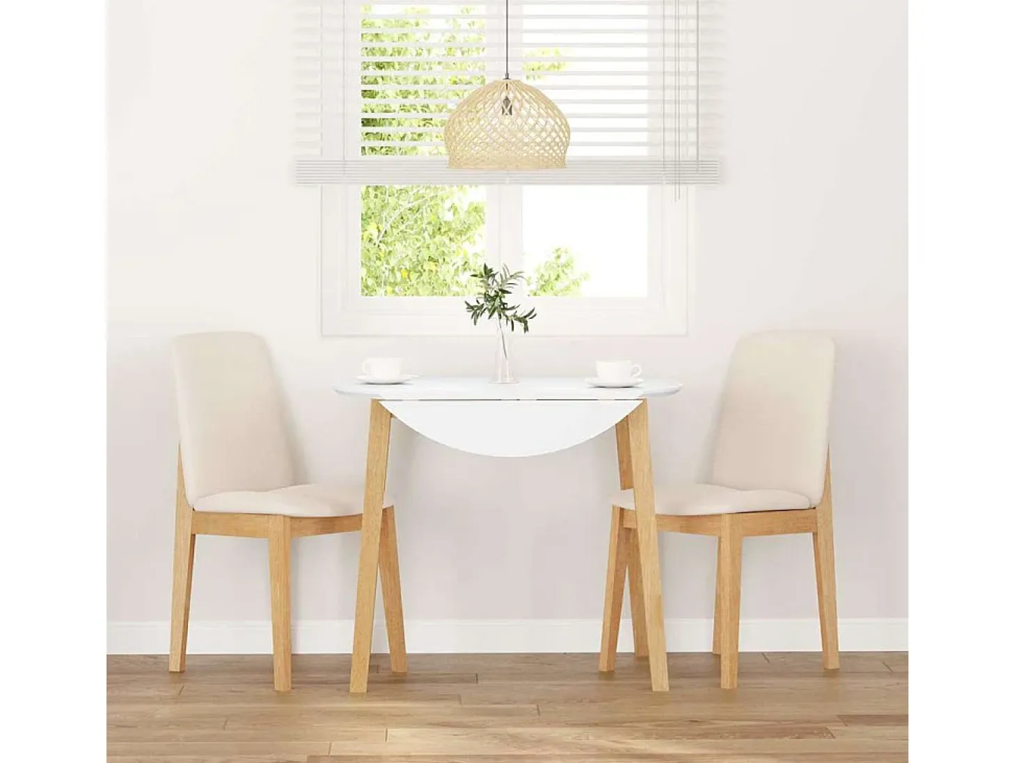 Cojines para sillas de comedor 2 piezas madera maciza caucho