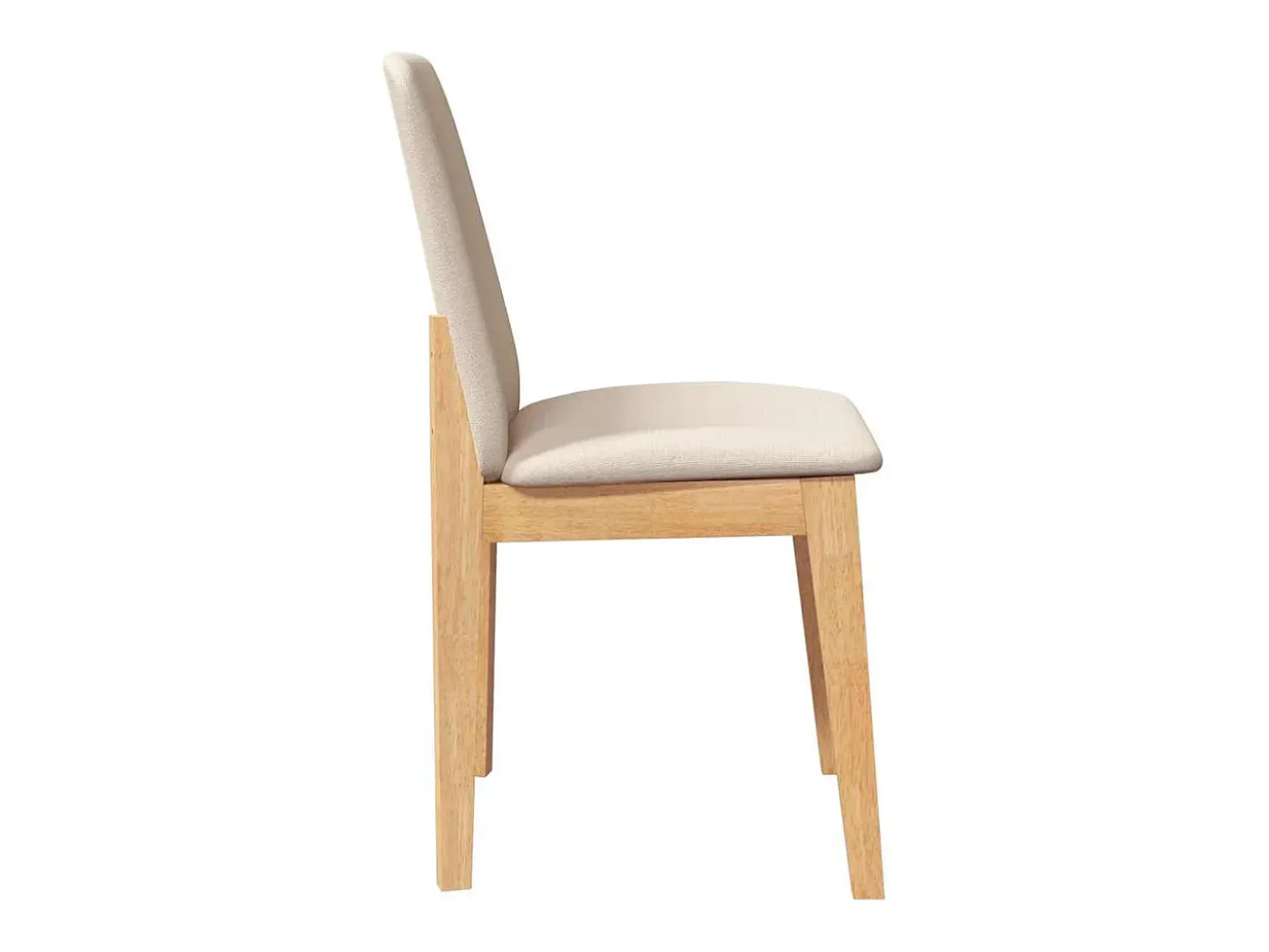 Cojines para sillas de comedor 2 piezas madera maciza caucho