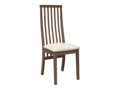 Cojines para sillas de comedor, 2 unidades, madera maciza marrón, caucho