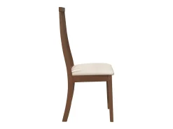 Cojines para sillas de comedor, 2 unidades, madera maciza marrón, caucho
