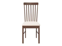 Cojines para sillas de comedor, 2 unidades, madera maciza marrón, caucho
