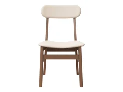 Cojines para sillas de comedor, 2 unidades, madera maciza marrón, caucho