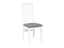Cojines para sillas de comedor, 2 unidades, madera maciza blanca, caucho