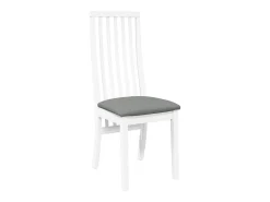 Cojines para sillas de comedor, 2 unidades, madera maciza blanca, caucho