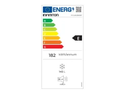 Congelador vertical Infiniton CV-140L25WEP Defrost 145L E blanco 125,9 cm