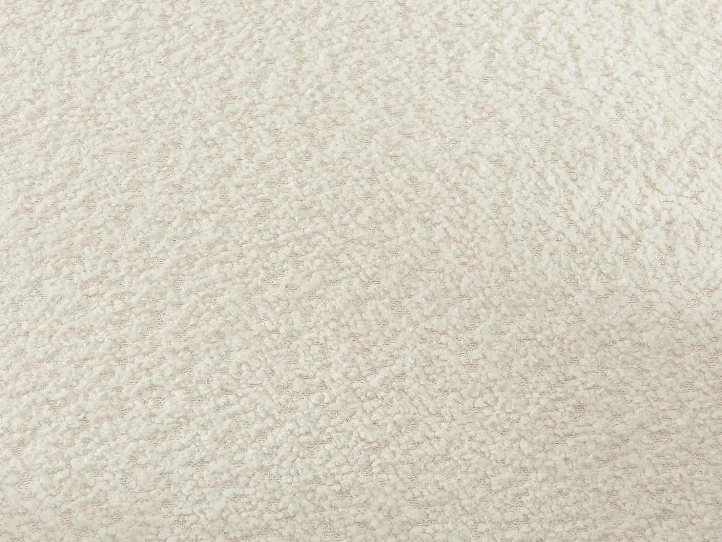 Conjunto de 2 sillas con reposabrazos de tela bouclé y metal - Blanco - SOFANA