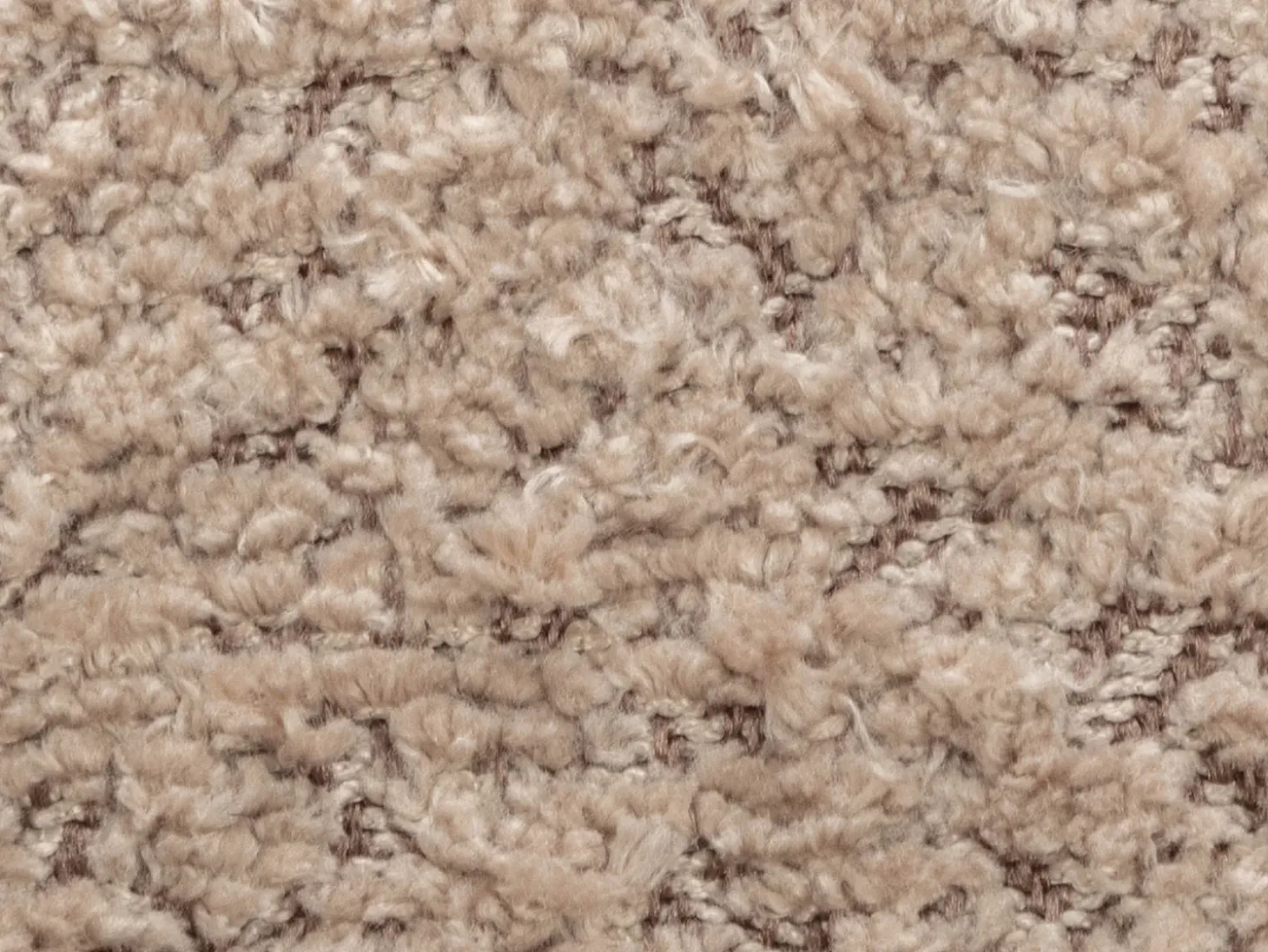 Conjunto de 6 sillas con reposabrazos en tela bouclé y madera de hevea - Topo y negro - LIVELIA