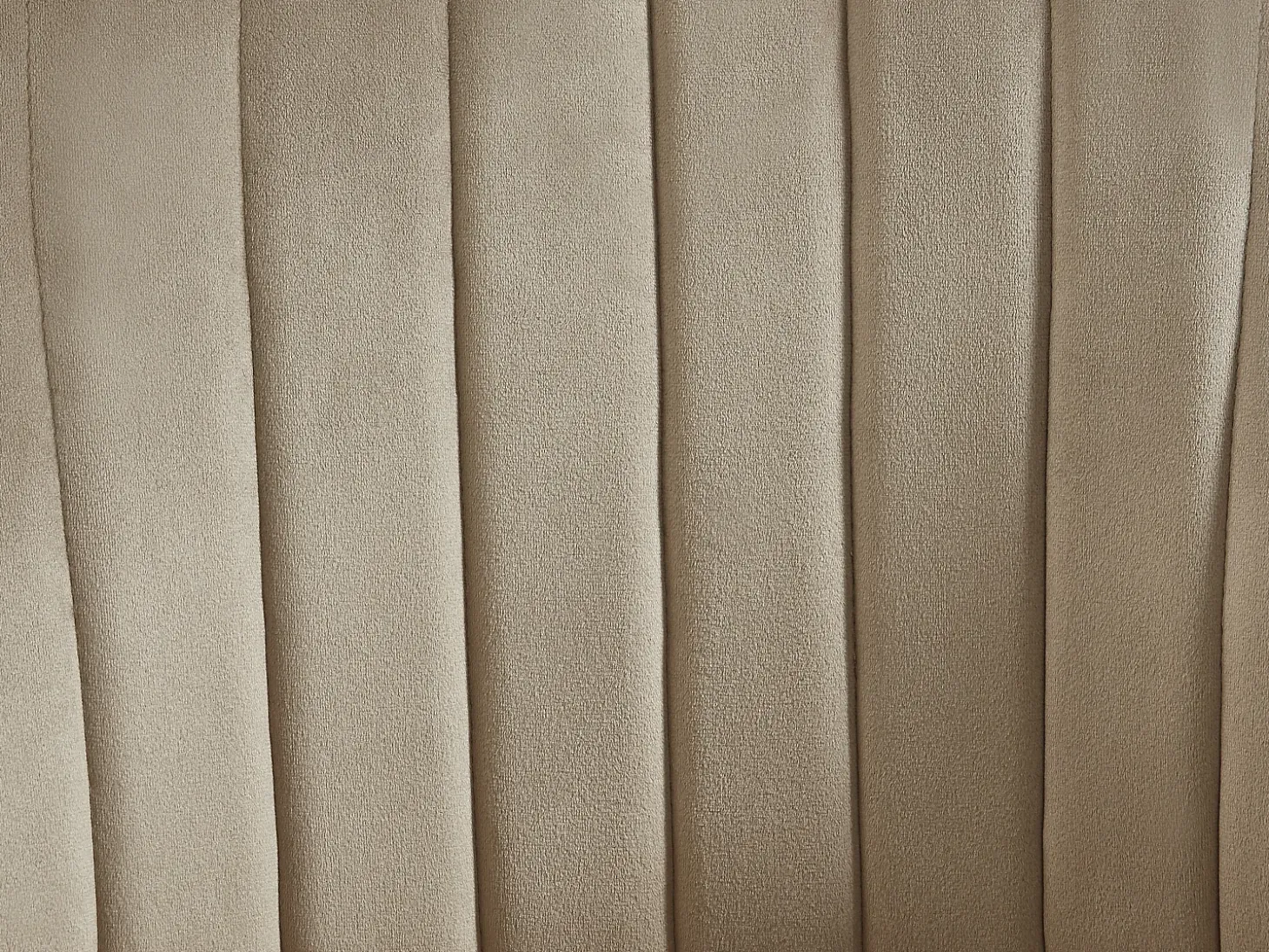 Conjunto de 6 sillas con reposabrazos en terciopelo y metal - beige - IZIALI by Pascal MORABITO