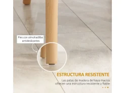 Conjunto de 4 sillas de comedor Sagitario hasta 120 kg estilo nórdico negro
