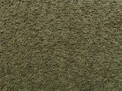 Conjunto de 2 sillas de tela bouclé y madera de hevea negra - Verde caqui - WILANA