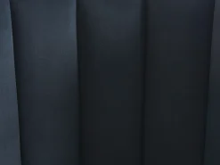 Conjunto de 6 sillas de terciopelo y metal - Negro - PRANILA