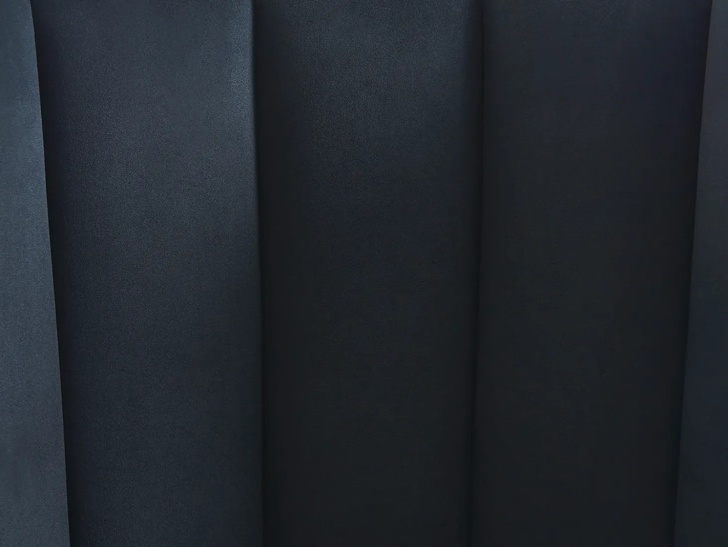 Conjunto de 6 sillas de terciopelo y metal - Negro - PRANILA