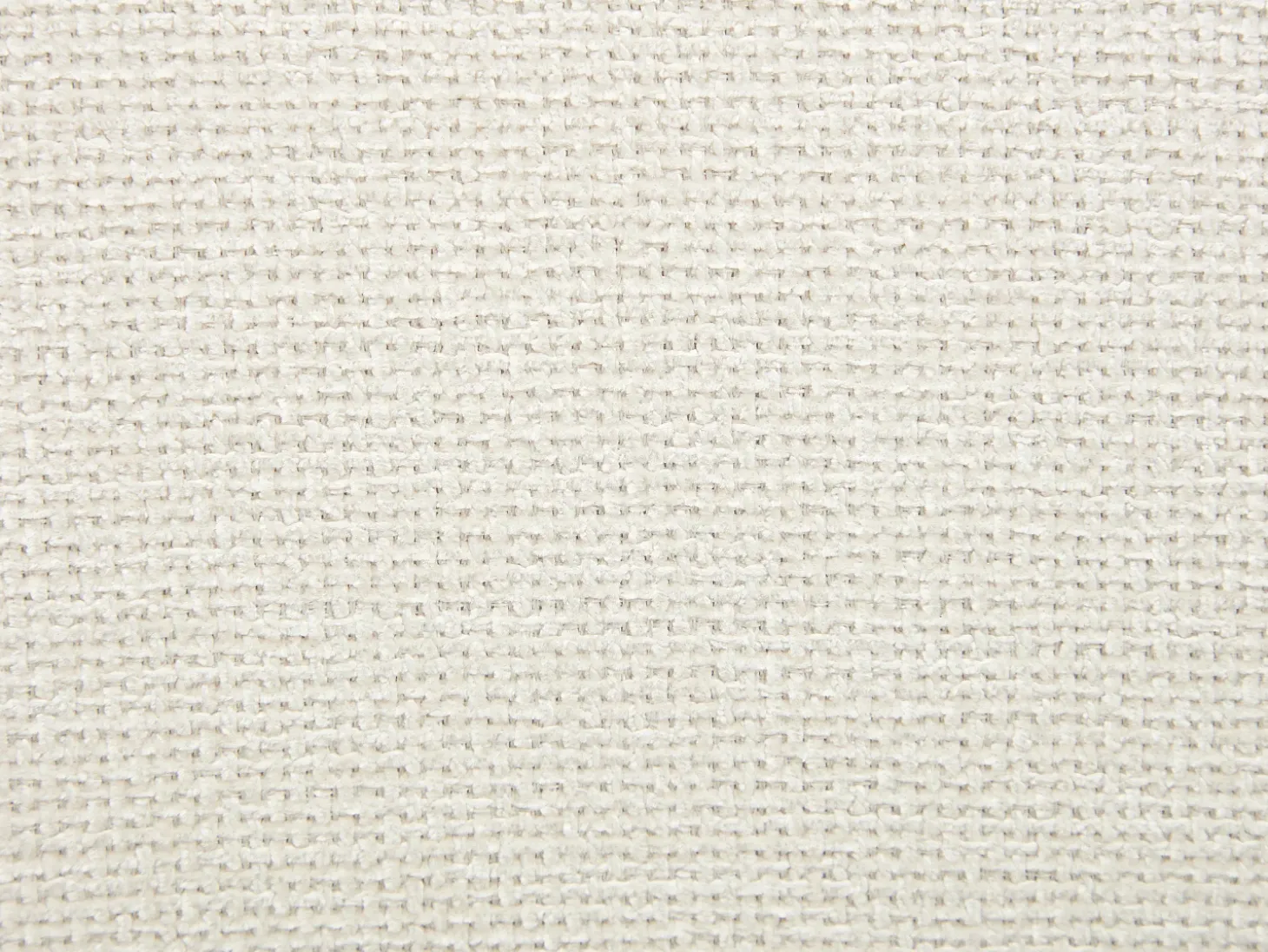 Conjunto de 6 sillas en tela texturizada y madera de hevea natural oscura - Crema - MARLENI