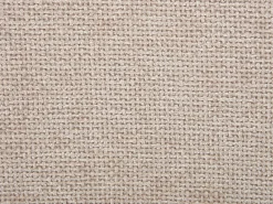 Conjunto de 6 sillas en tela texturizada y madera clara de hevea natural - Beige - MARLENI
