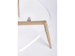Conjunto de 4 sillas Mandy de policarbonato transparente - Diseño moderno y refinado