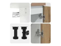 Conjunto de armarios de cocina de 4 piezas
