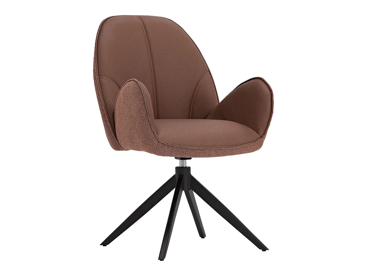 Conjunto de sillas de comedor 60x90x59 cm Sillas Eames marrón