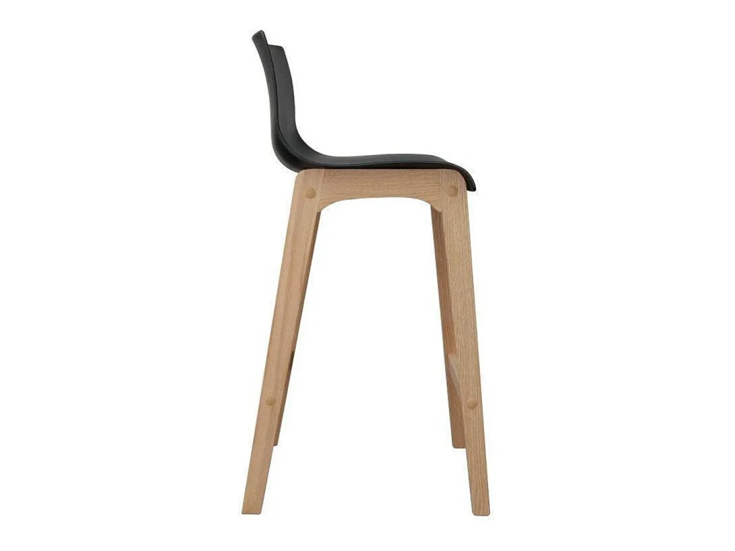 Conjunto de taburetes de bar de roble 65cm TANNA