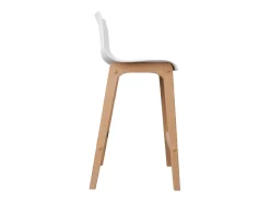 Conjunto de taburetes de bar de roble 65cm TANNA