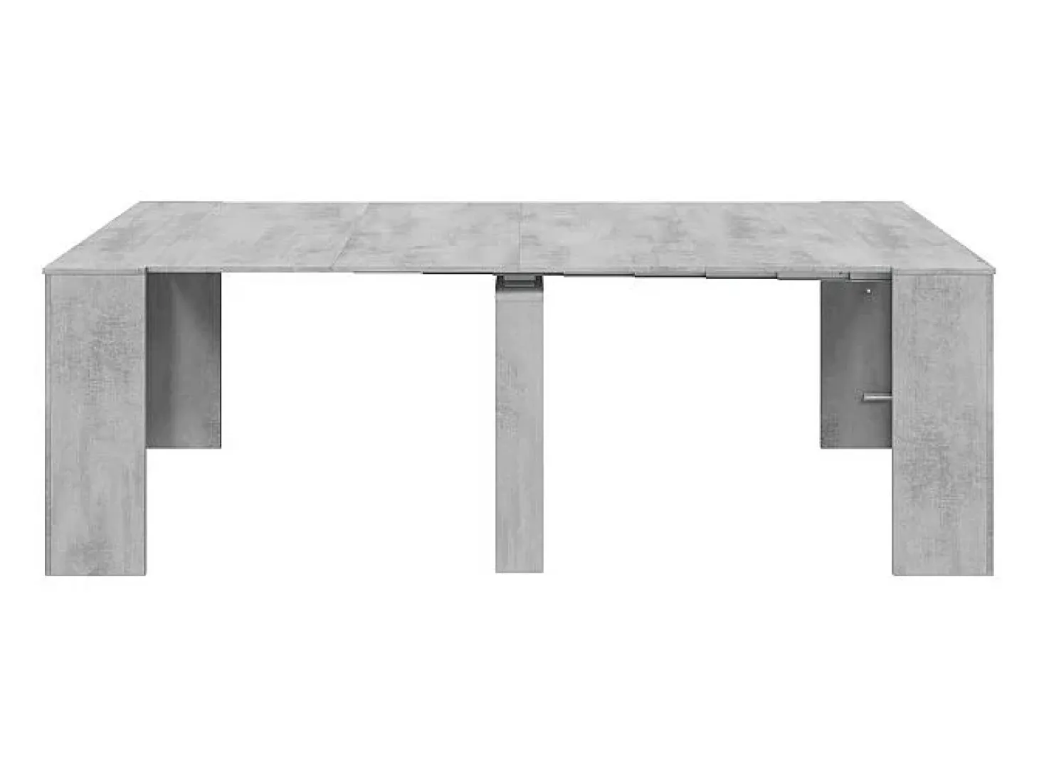 Consola de comedor extensible Funzionale 5 posiciones cemento