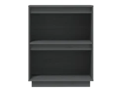 Consola Gris 60x34x75 cm Madera maciza de pino