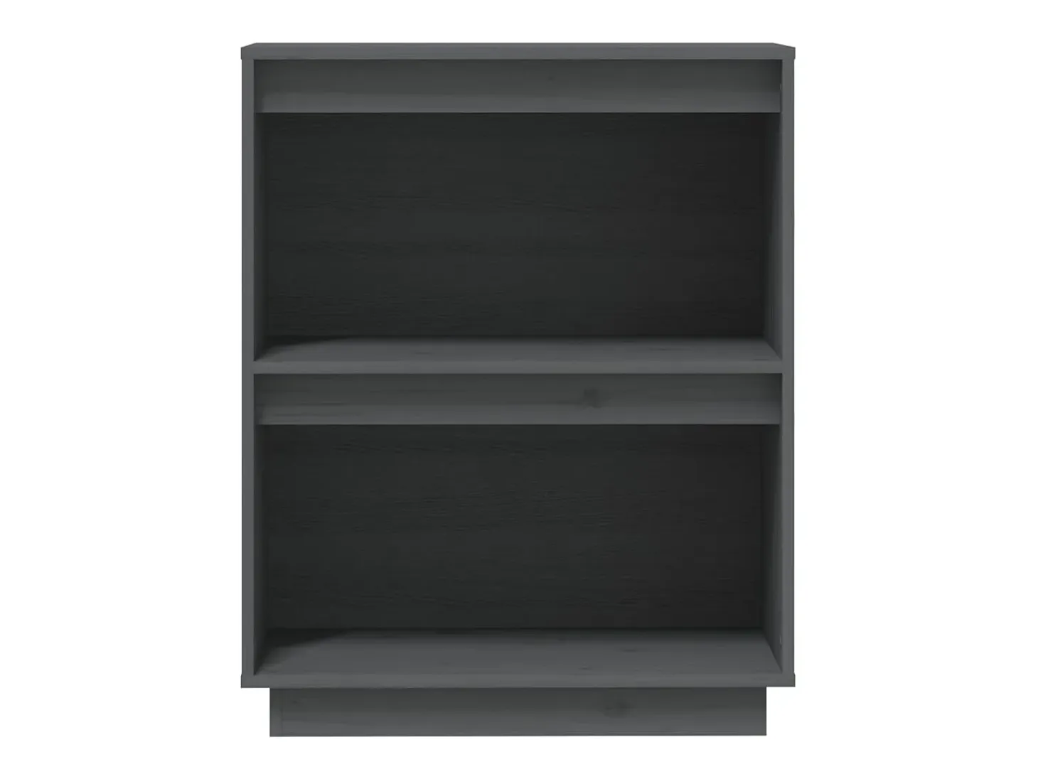 Consola Gris 60x34x75 cm Madera maciza de pino
