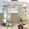 Cortadora Comercial de Papas y Verduras SucceBuy, Cortadora de Papas con 4 Cuchillas, Cortadora de Esquinas